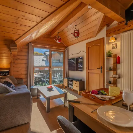 La Ginabelle - Sauna & Swimming Pool - Happy Апартаменты Шамони